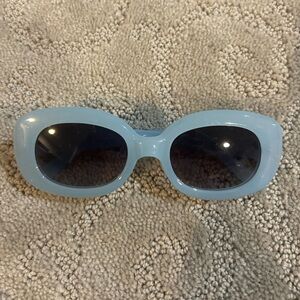 Blue sunglasses